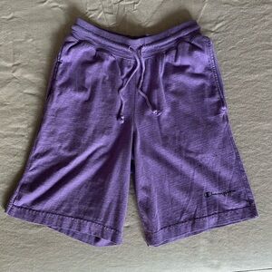 Men’s Champion Purple Sweat Shorts Small